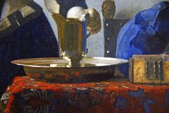 Top Met Paintings Before 1860 03-2 Johannes Vermeer Young Woman with a Water Pitcher close up